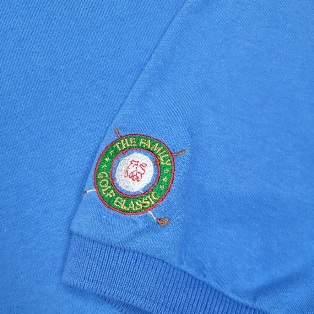 Vintage Polo Ralph Lauren Shirt Mens M Blue Short Sleeve Golf Logo USA‎